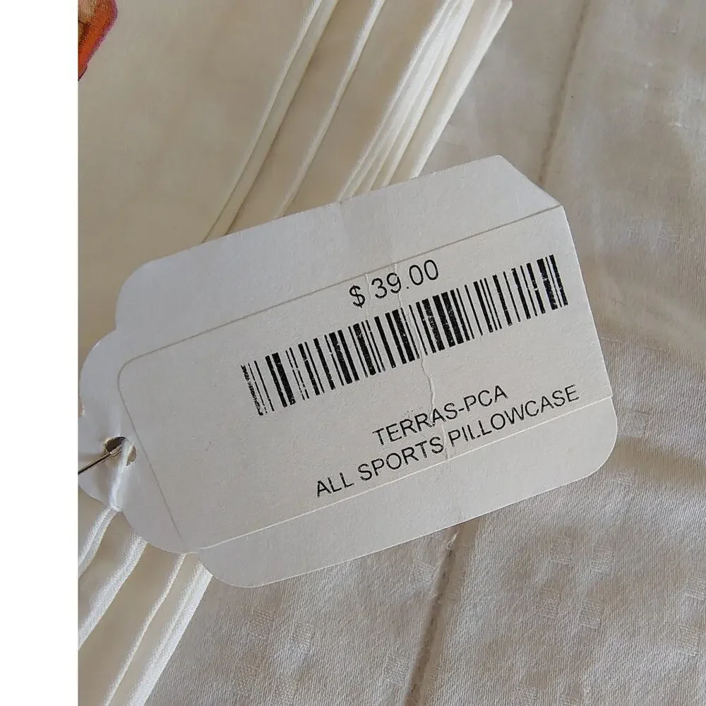 NEW Twin/Single Flat sheet and pillowcase set ALL SPORTS/100% Cotton/super soft!
